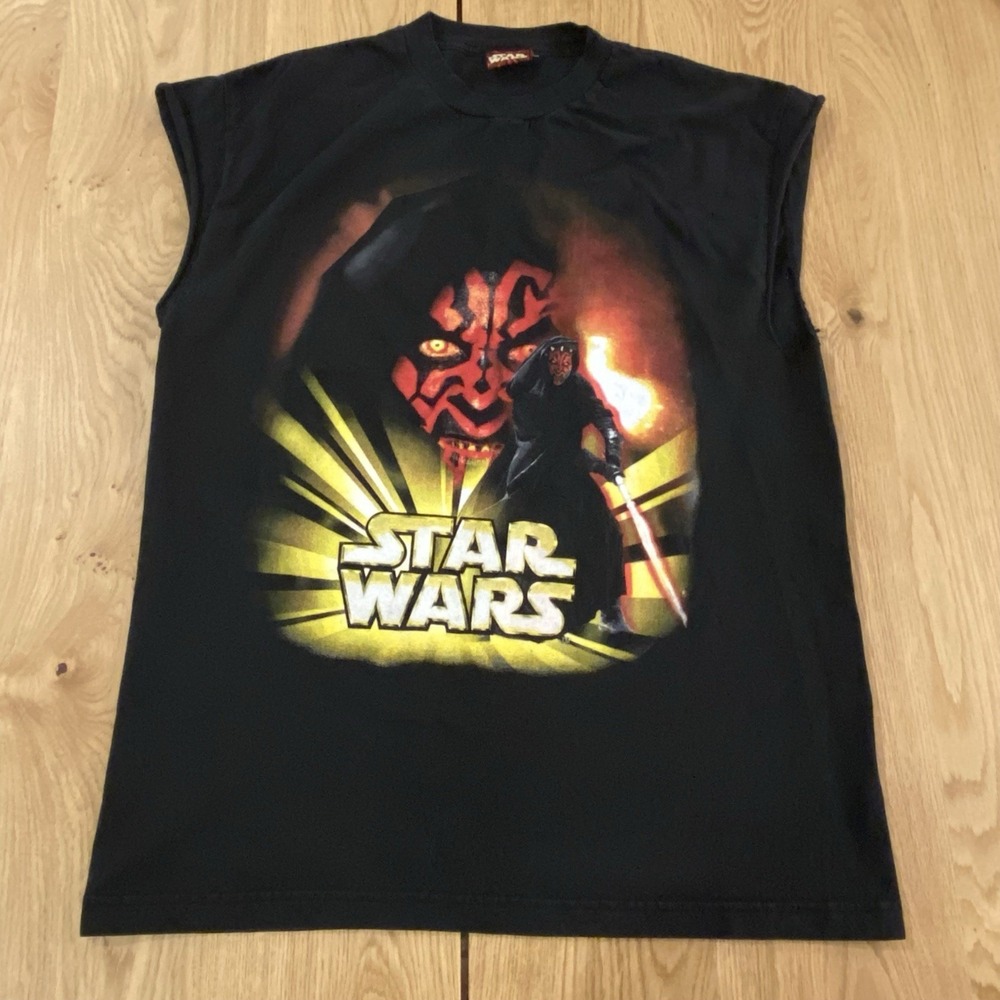 Vintage‎ Star Wars Darth Maul Sith T-Shirt Episode 1 Phantom Menace Medium**